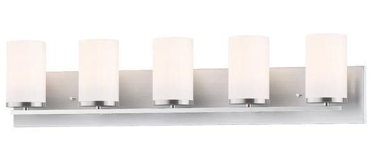 10285SWBK-Maxim Lighting-Lateral - 5 Light Bath Vanity-7.63 Inches Tall and 33.5 Inches Wide-Black Finish