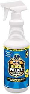 Grease Police Degreaser - Super-Concentrated Degreaser And Cleaner Spray For Kitchen, Bathroom, And More - Emulsifies Grease & Grime On Contact, No Hard Work