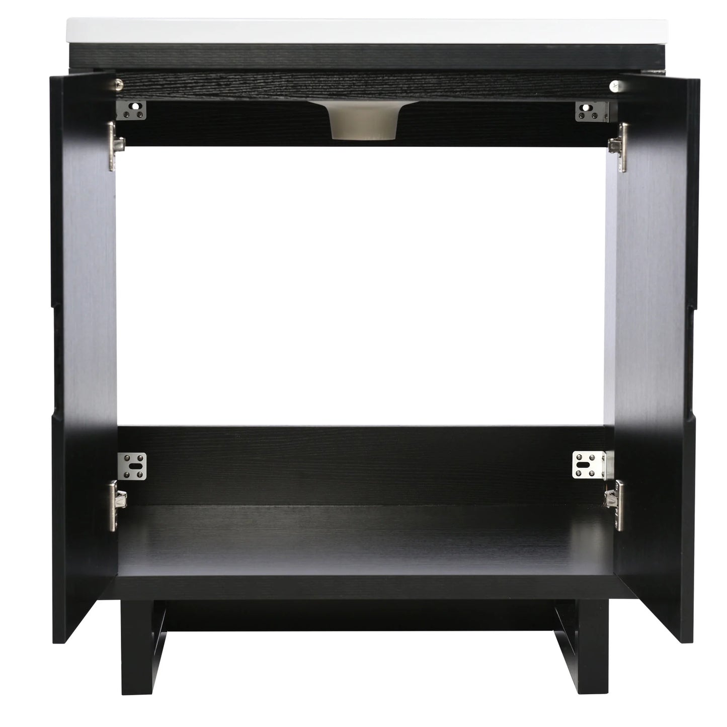 Harper & Bright Designs 30" Bathroom Vanity Set with Sink Combo Cabinet, Bathroom Vanity Storage Cabinet, Solid Wood Frame