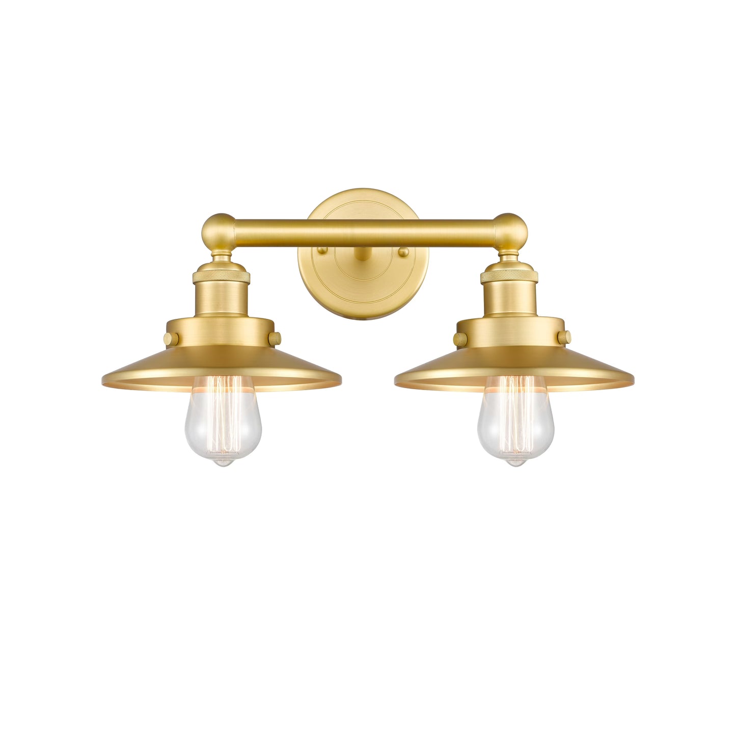 Innovations Lighting Railroad - 2 Light 17" Bath Vanity Light Antique Brass
