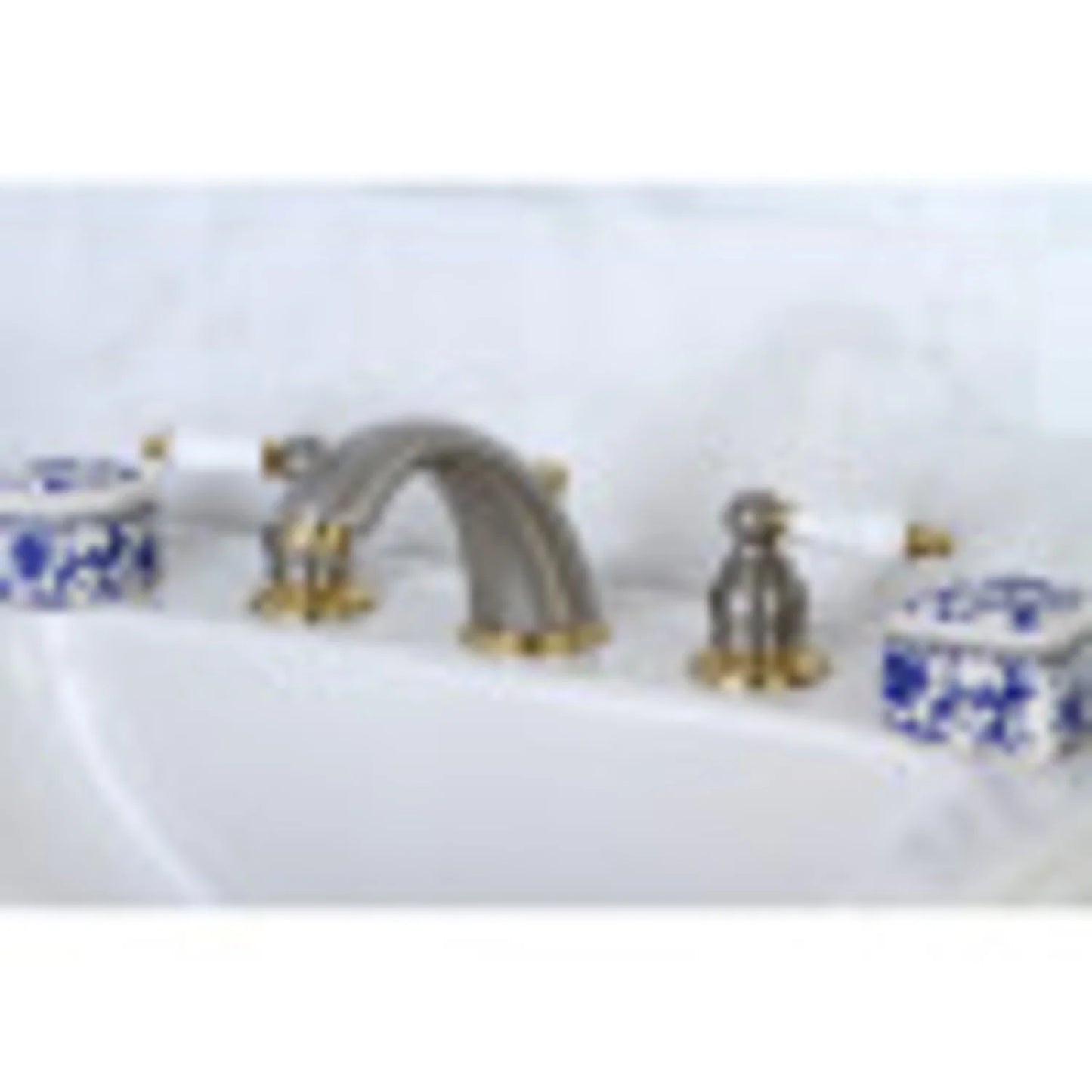 Kingston Brass KB978B Widespread Bathroom Faucet, Brushed Nickel