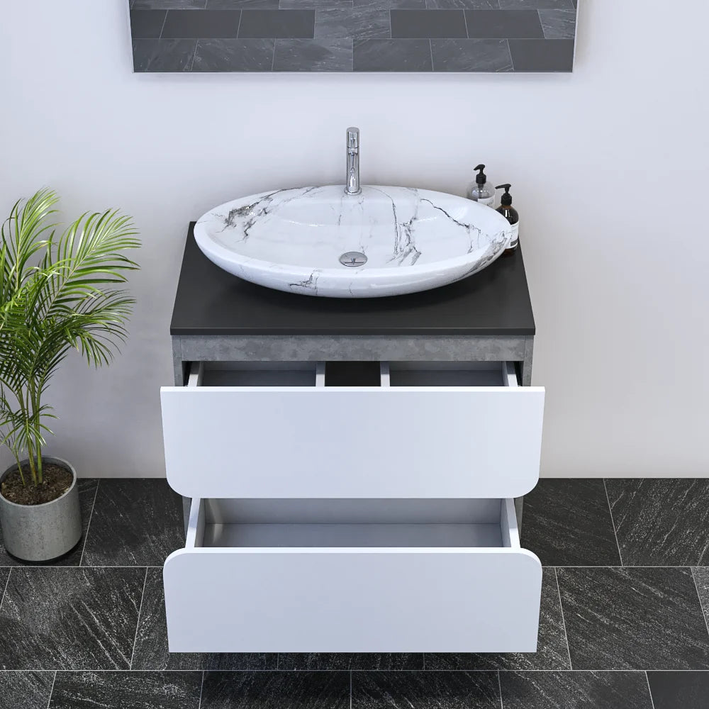 Azurro 2S 80 Floating Bathroom Vanity (32" Width)