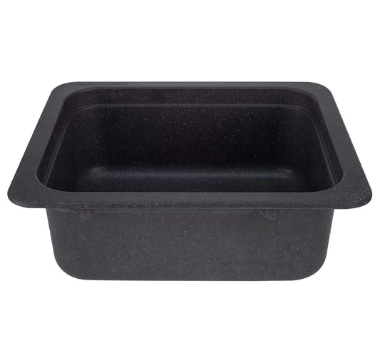 RV Kitchen & Bathroom Sink 15" x 13" - White or Black Granite - Single Hole - Durable HDPE - Made in USA - Bar Sink for Camper, Boat, or Small Spaces