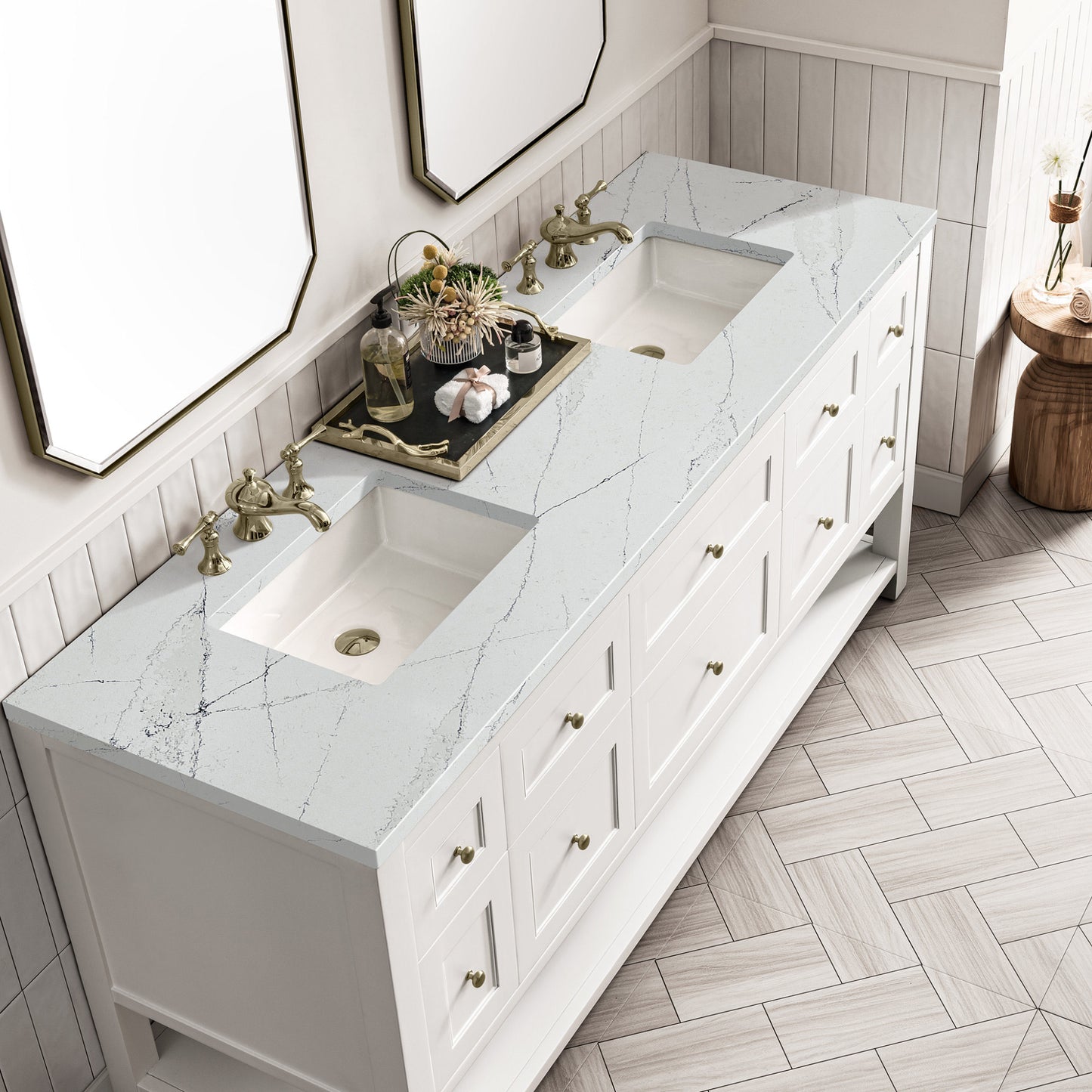 Breckenridge 72' Bathroom Vanity in White by James Martin Vanities