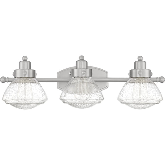 Quoizel SCH8603PN Scholar 25" 3-Light Bath Vanity in Palladian Bronze