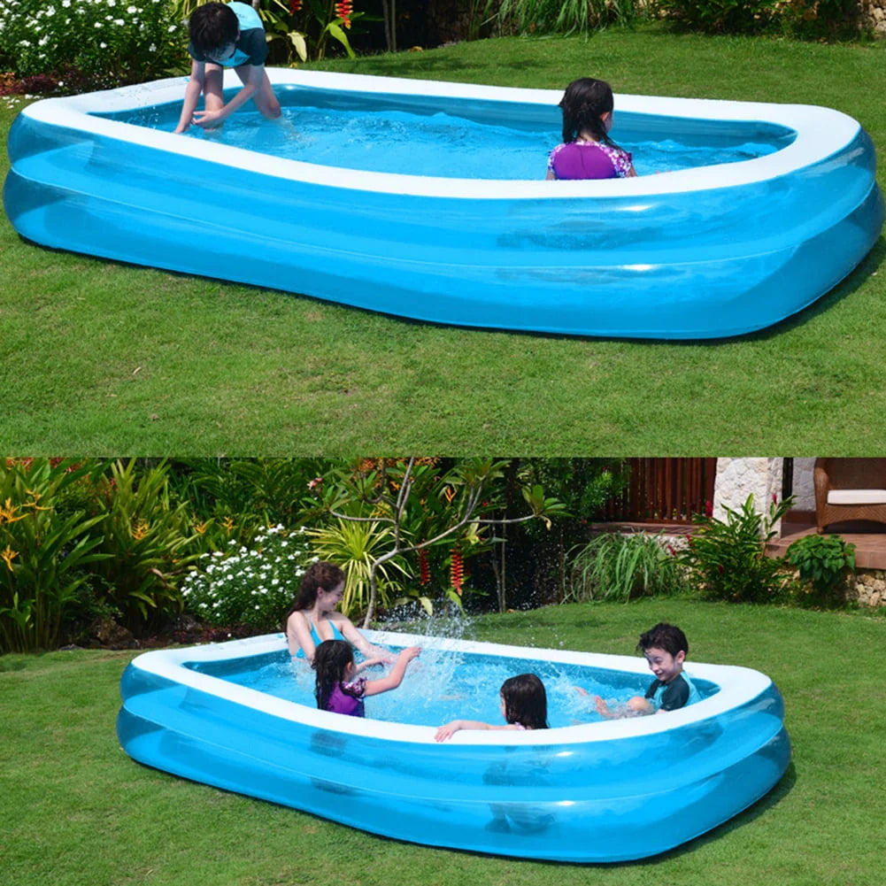 Outdoor Swimming Pool PVC Paddling Bathing Tub Summer Inflatable Family Kids Adult