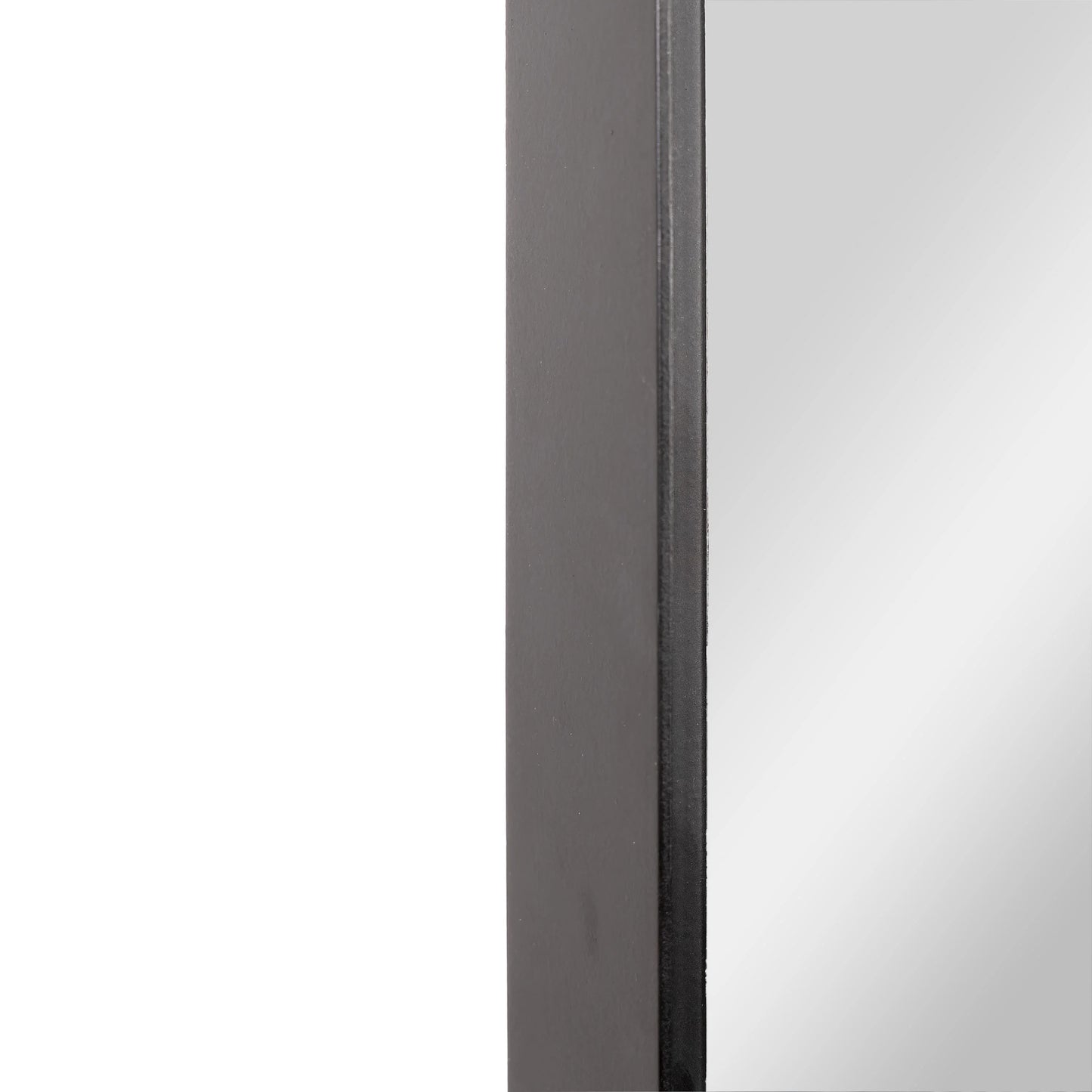 Emma + Oliver 48" x 30" Rectangular Wall Mirror with Black Frame and Silver Backed Glass for Clarity for Entryways, Bathrooms & More