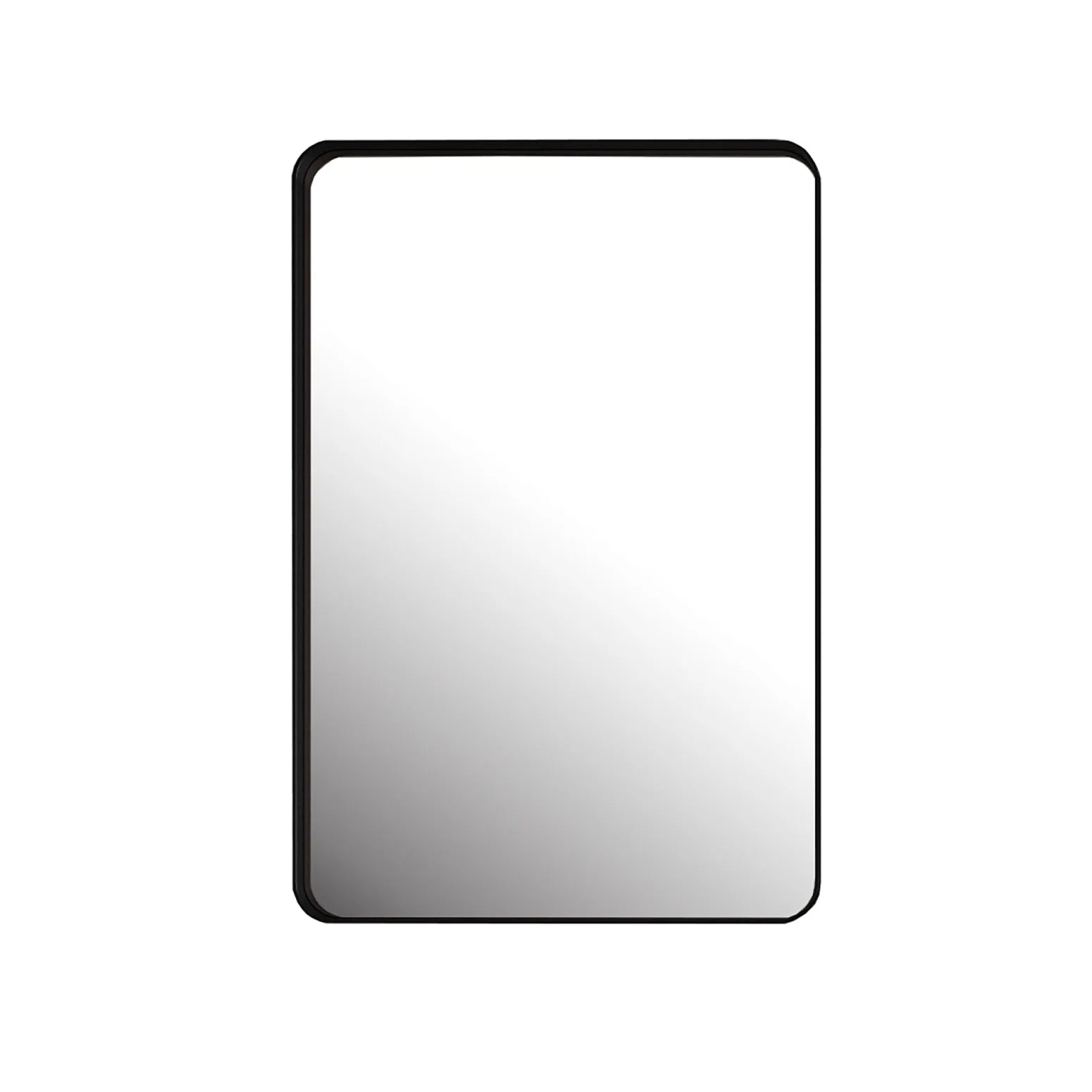 20x30 Inch Recessed Black Metal Medicine Cabinet with Full-Length Mirror - Adjustable Tempered Glass Shelves, Moisture-Resistant Storage, Wall-Mounted Design for Modern & Traditional Bathrooms