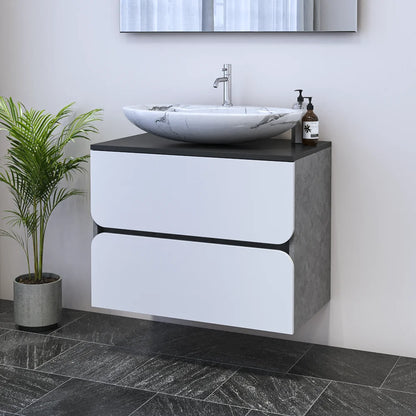 Azurro 2S 80 Floating Bathroom Vanity (32" Width)