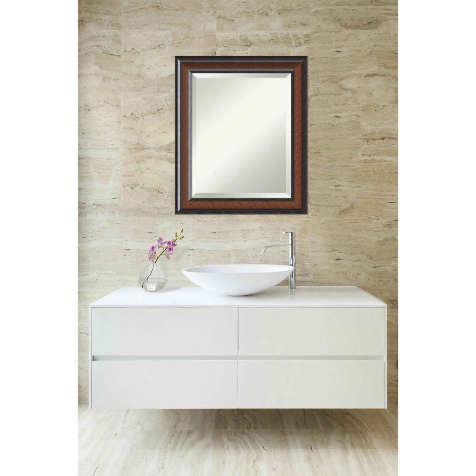 Amanti Art Cyprus Bathroom Mirror