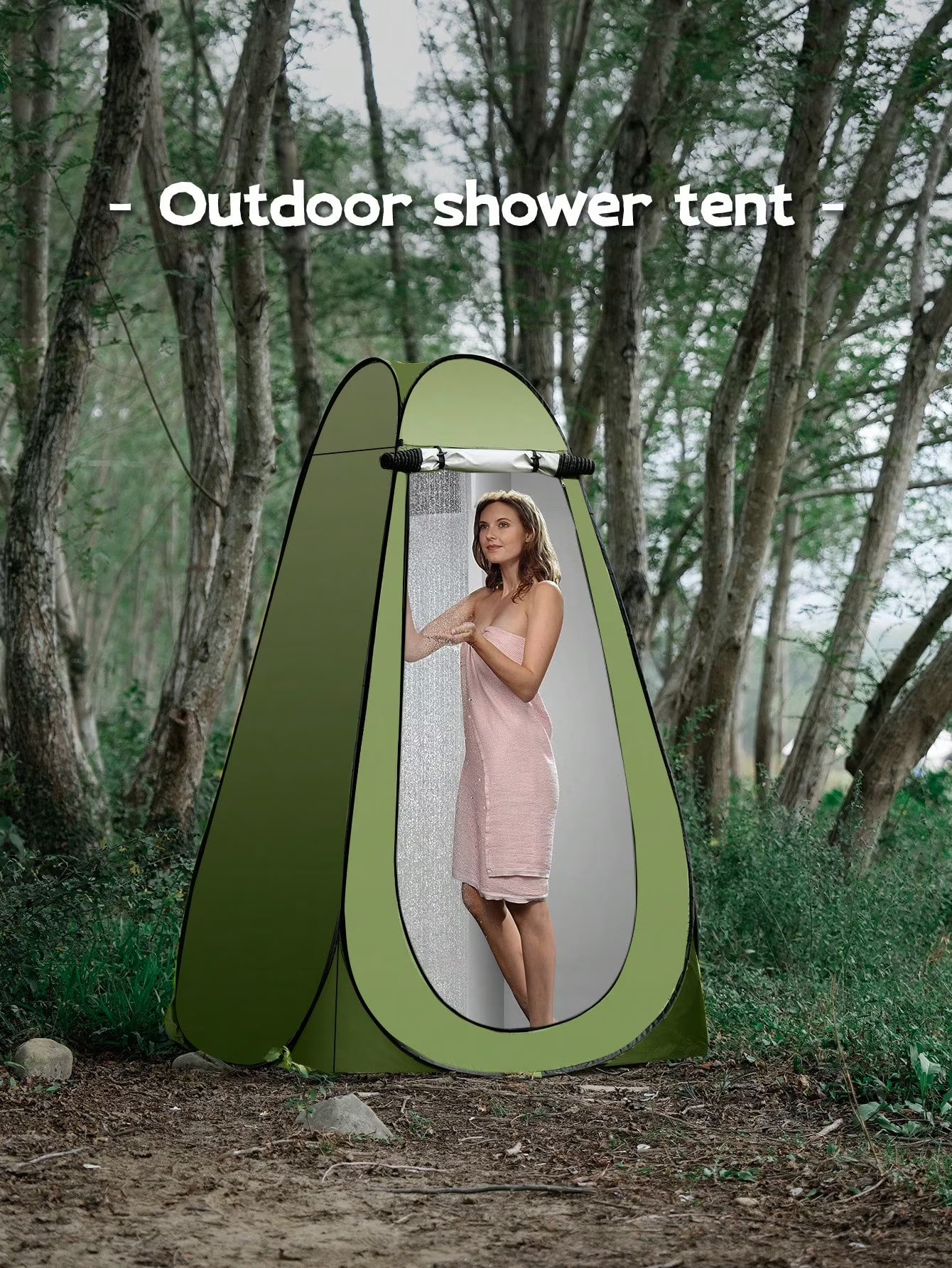 Portable Pop Up Privacy Shower Tent Spacious Changing Room For Camping Hiking Beach Toilet Shower Bathroom