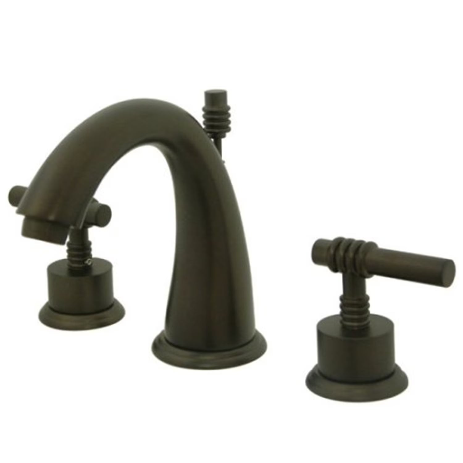 Kingston Brass KS2962ML Milano Widespread Bathroom Faucet, Polished Brass