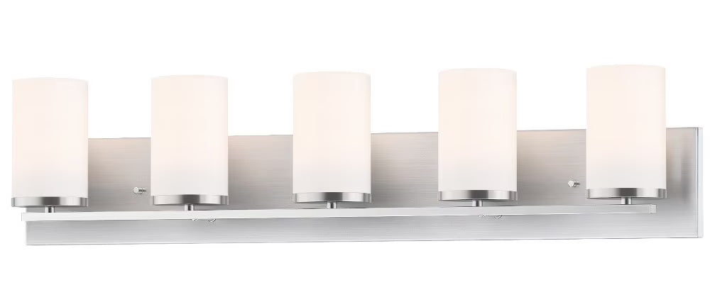 10285SWBK-Maxim Lighting-Lateral - 5 Light Bath Vanity-7.63 Inches Tall and 33.5 Inches Wide-Black Finish