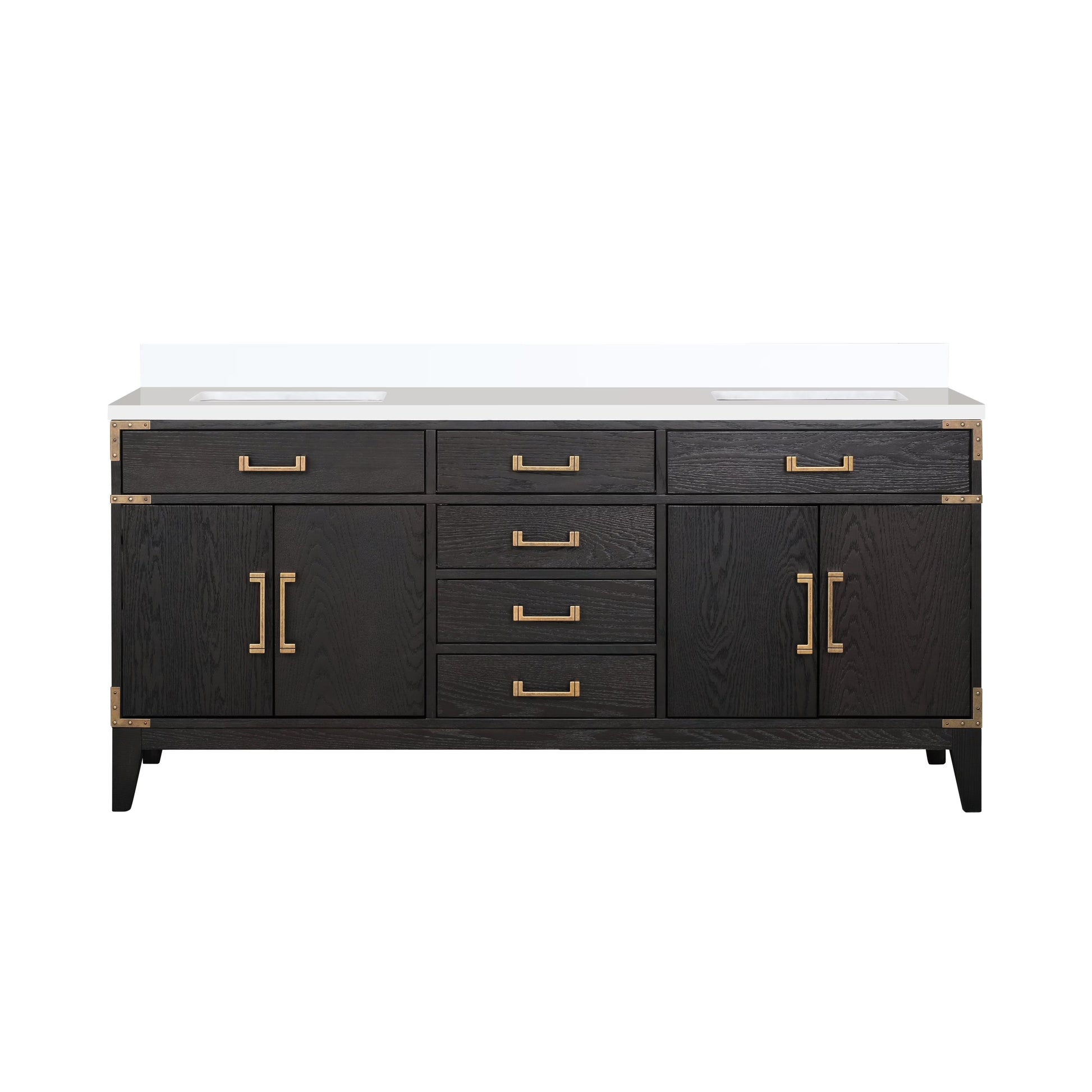 Laurel 20 in W x 18 in D Grey Oak Single Bath Vanity and Acrylic Top