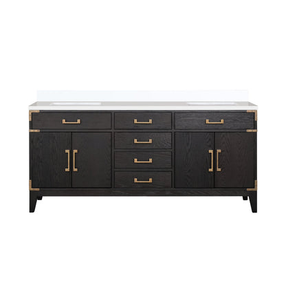 Laurel 20 in W x 18 in D Grey Oak Single Bath Vanity and Acrylic Top