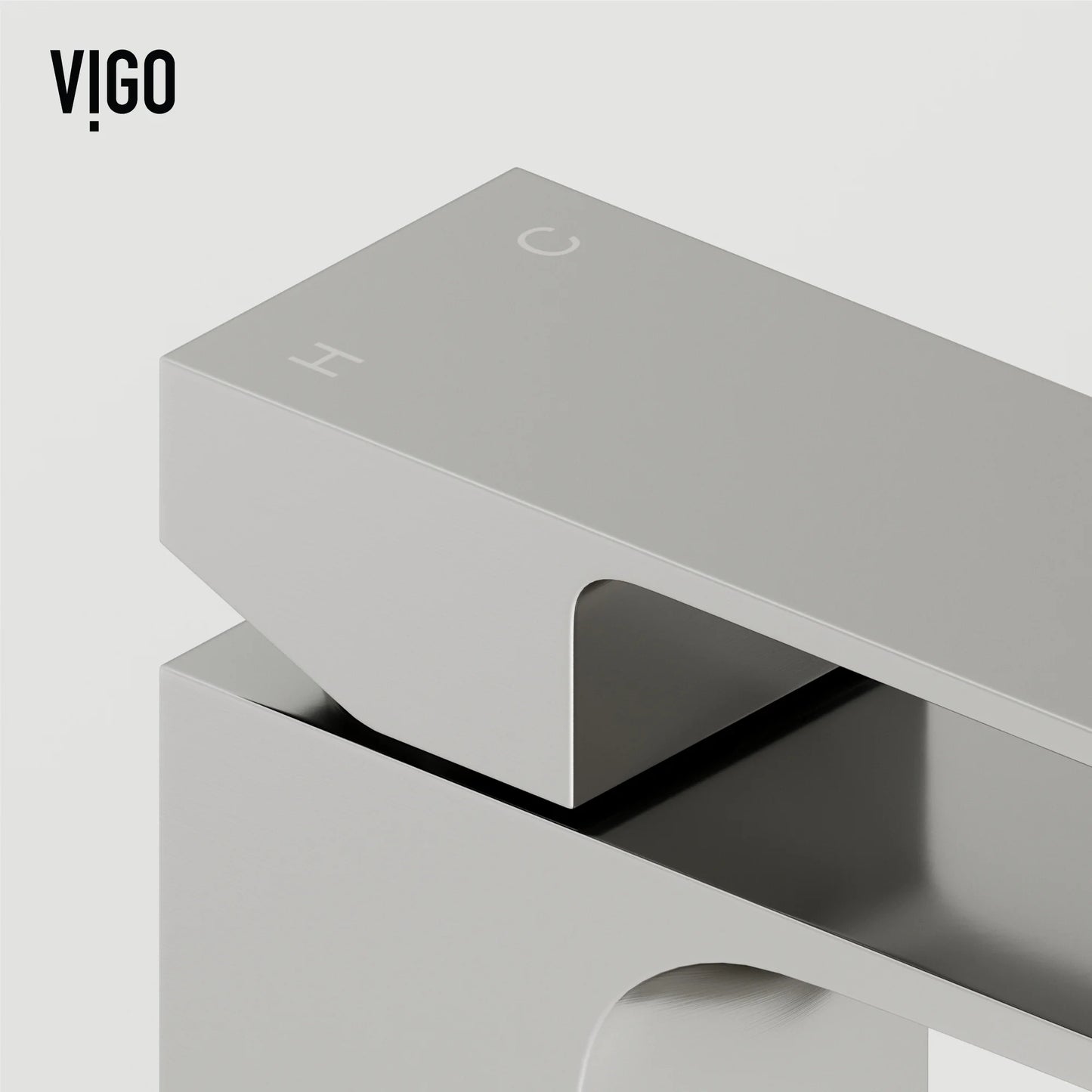 VIGO Dunn Single Handle Single-Hole Bathroom Faucet in Brushed Nickel