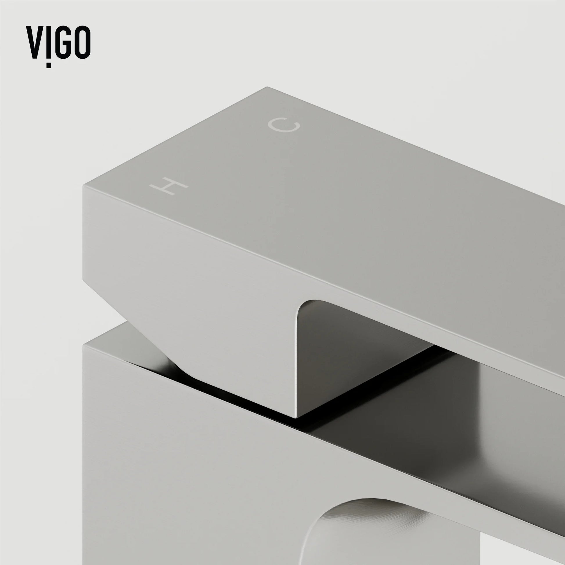 VIGO Dunn Single Handle Single-Hole Bathroom Faucet in Brushed Nickel