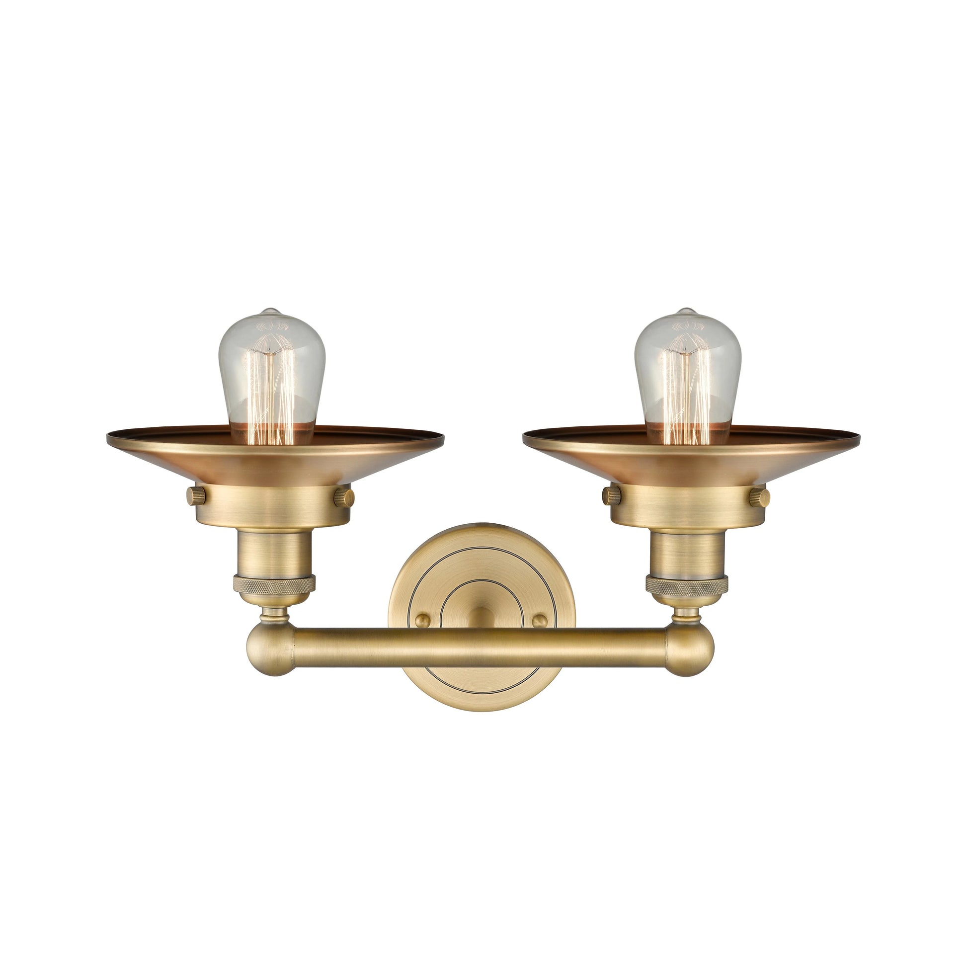 Innovations Lighting Railroad - 2 Light 17" Bath Vanity Light Antique Brass