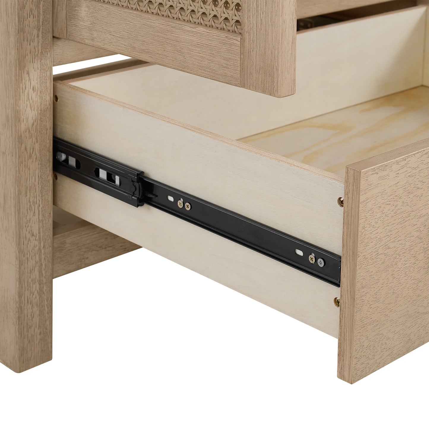 Alaterre Furniture Lucca 48 Inch Bathroom Vanity Without Sink (Natural)