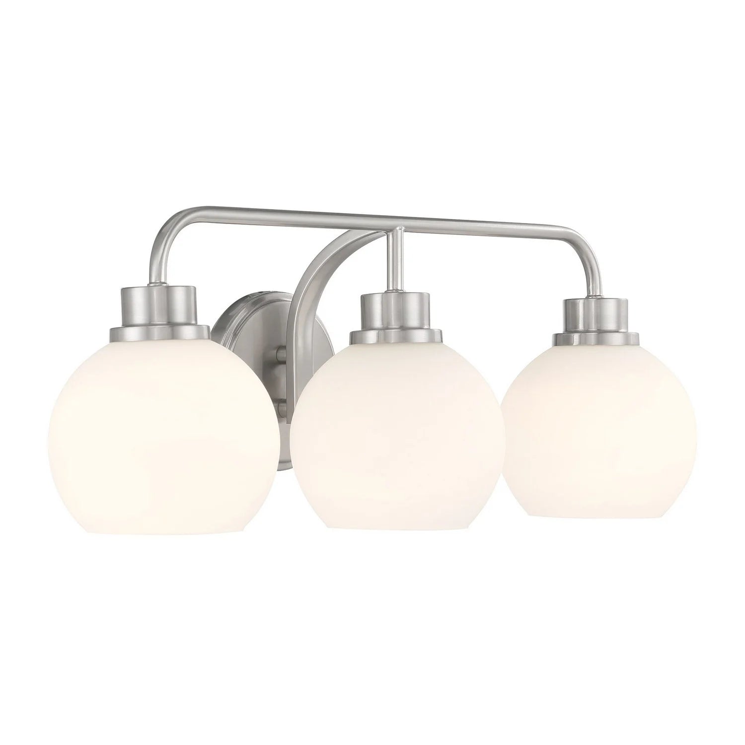Bathroom Vanity Light in Brushed Nickel