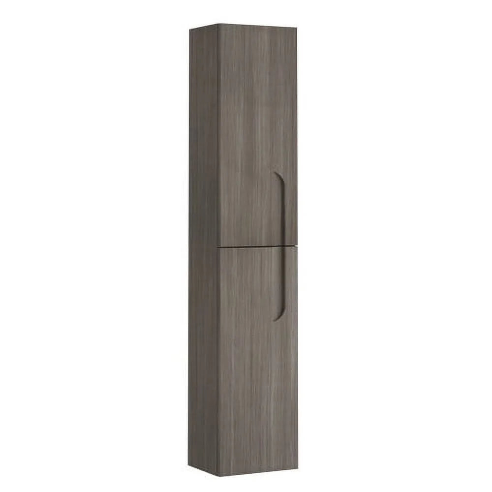 Eviva Vitta 12" White Modern Bathroom Linen Side Cabinet