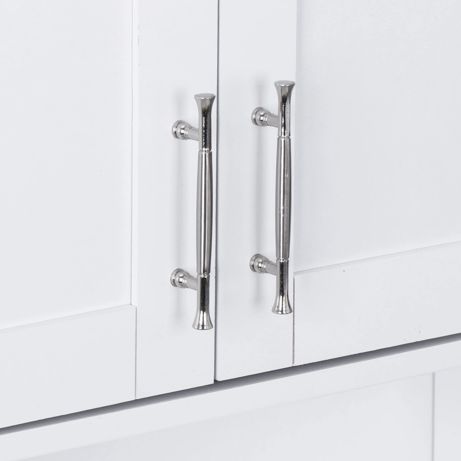 ZenSports 2-Door Bathroom Medicine Storage Wall Cabinet, Over-the-Toilet Adjustable Shelves 8" Width White