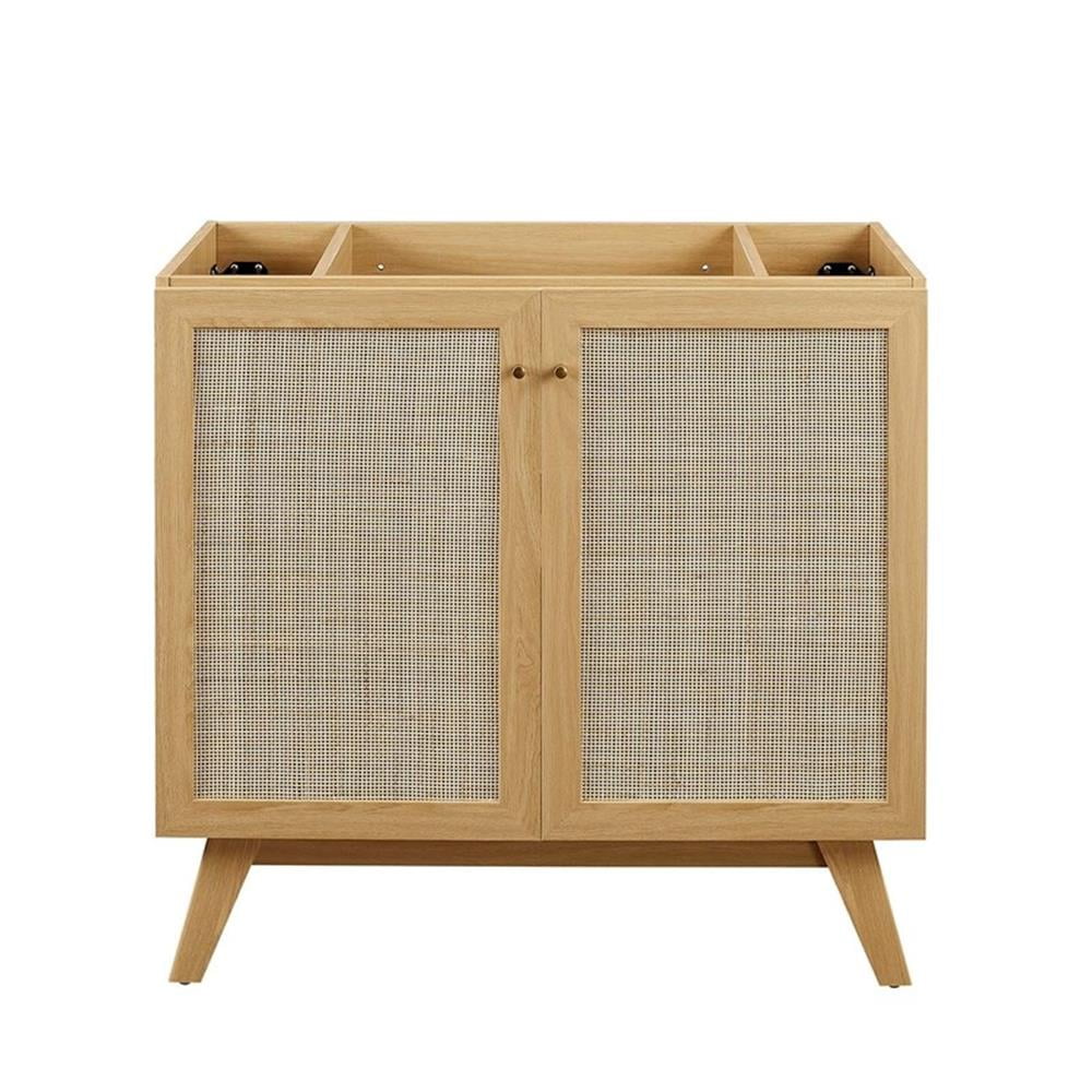 Modway Soma 36�?Bathroom Vanity Cabinet (Sink Basin Not Included) in Walnut
