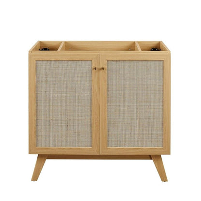 Modway Soma 36�?Bathroom Vanity Cabinet (Sink Basin Not Included) in Walnut