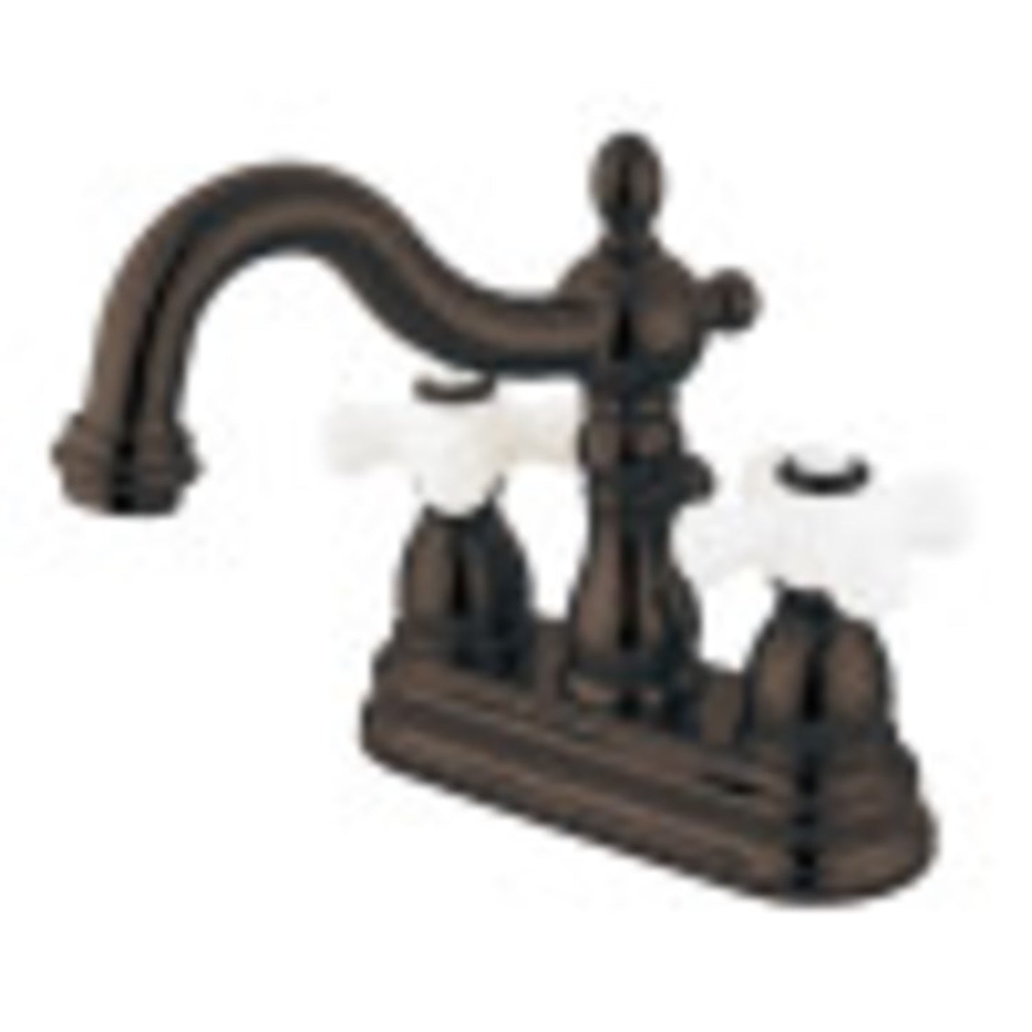 Kingston Brass KS1602PX 4 in. Centerset Bathroom Faucet, Polished Brass