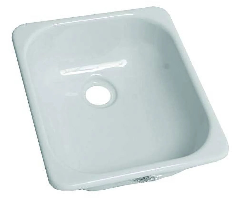 Lippert 209630 Better Bath 13" x 15" Square Galley/Kitchen Sink White
