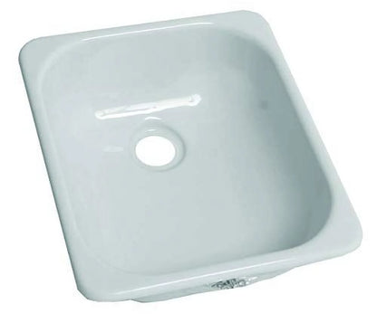 Lippert 209630 Better Bath 13" x 15" Square Galley/Kitchen Sink White