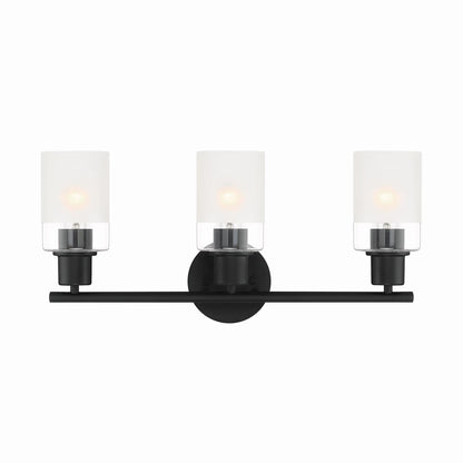Designers Fountain Cedar Lane 3 Light Brushed Nickel Bathroom Vanity Light Fixture, D236M-3B-BN