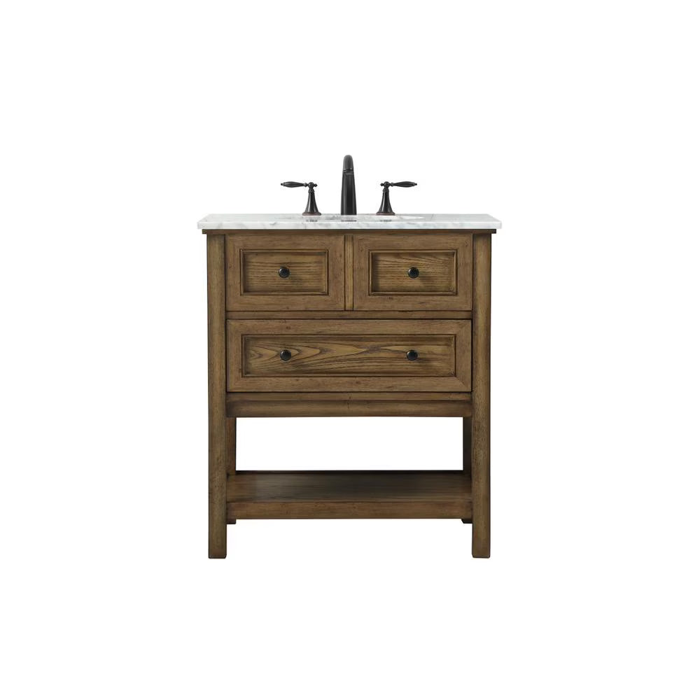 30 in. single bathroom vanity set in Grey
