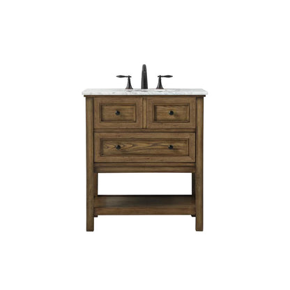 30 in. single bathroom vanity set in Grey