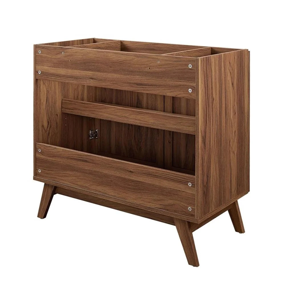 Modway Soma 36�?Bathroom Vanity Cabinet (Sink Basin Not Included) in Walnut