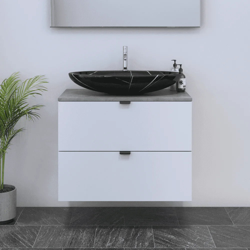 Ines 2S 80 Floating Bathroom Vanity (32" Width)