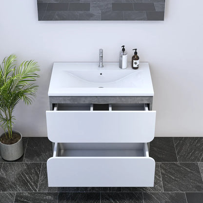 Azurro 2S 80 Floating Bathroom Vanity (32" Width)