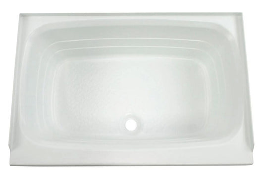 Lippert 209648 Sinks Better Bath 24" X 36" Rv Bath Tub Center Drain White