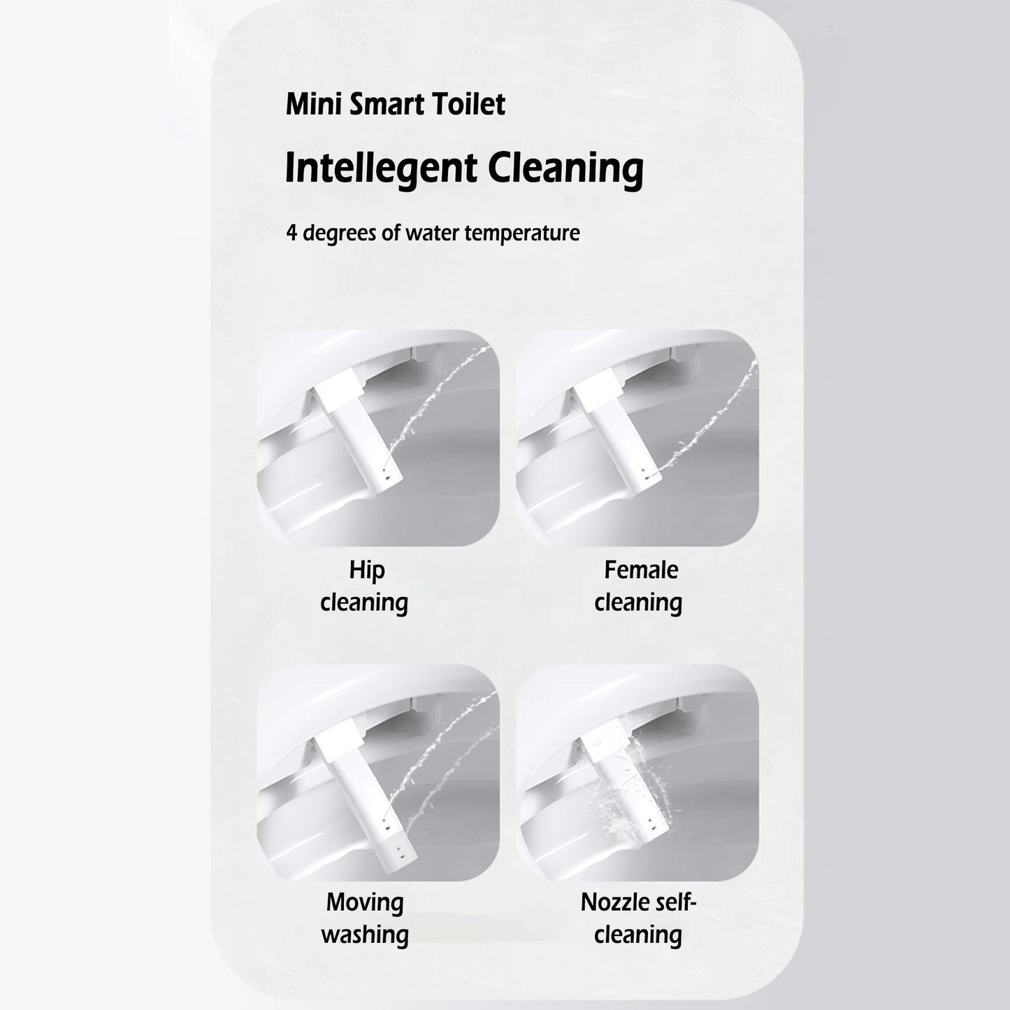 Teekyooly Smart Toilet,One Piece Bidet Toilet for Bathrooms,Modern Elongated Toilet with Warm Water, Foot Sensor Operation, Heated Bidet Seat,Electric Tankless Toilets with LED Display