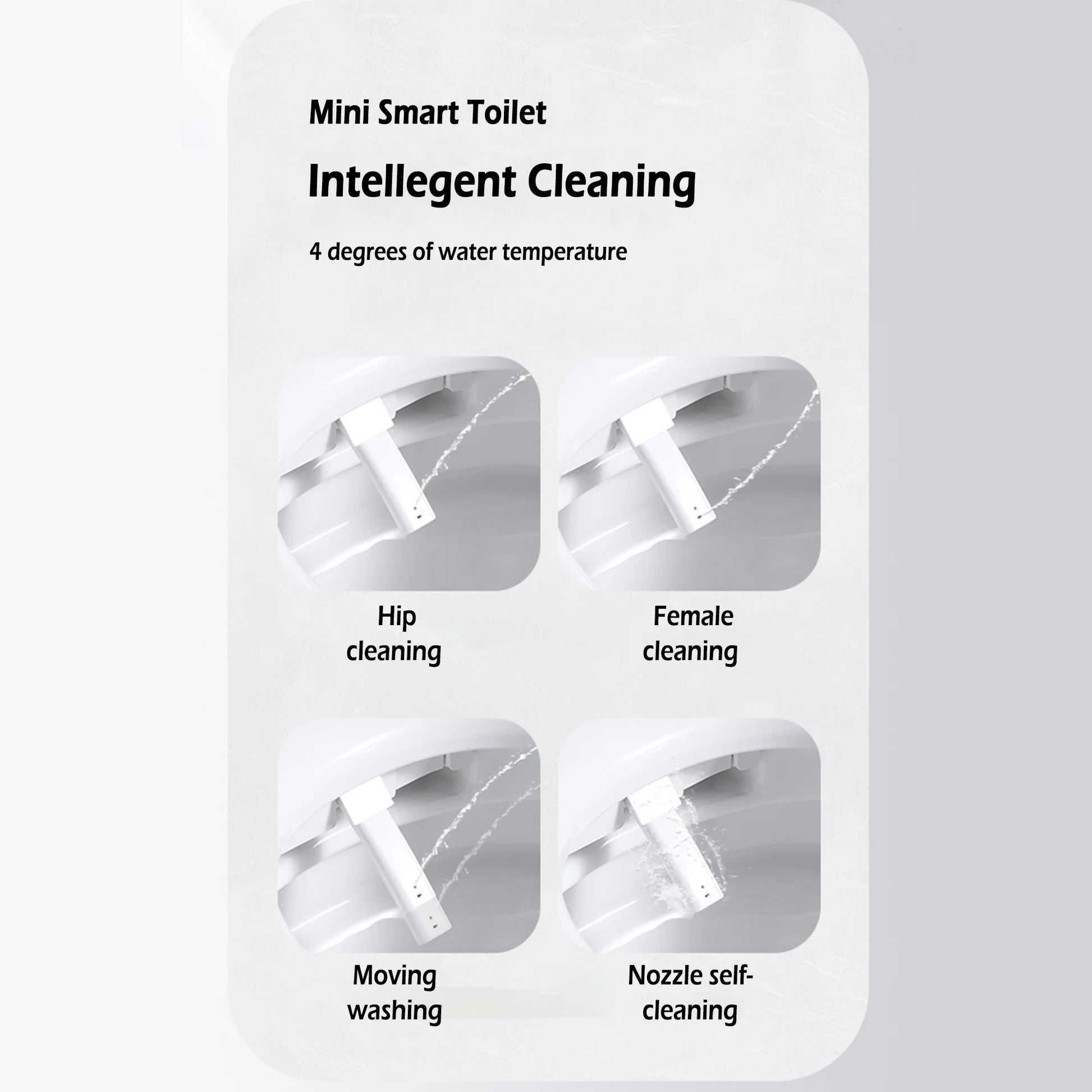 Teekyooly Smart Toilet,One Piece Bidet Toilet for Bathrooms,Modern Elongated Toilet with Warm Water, Foot Sensor Operation, Heated Bidet Seat,Electric Tankless Toilets with LED Display