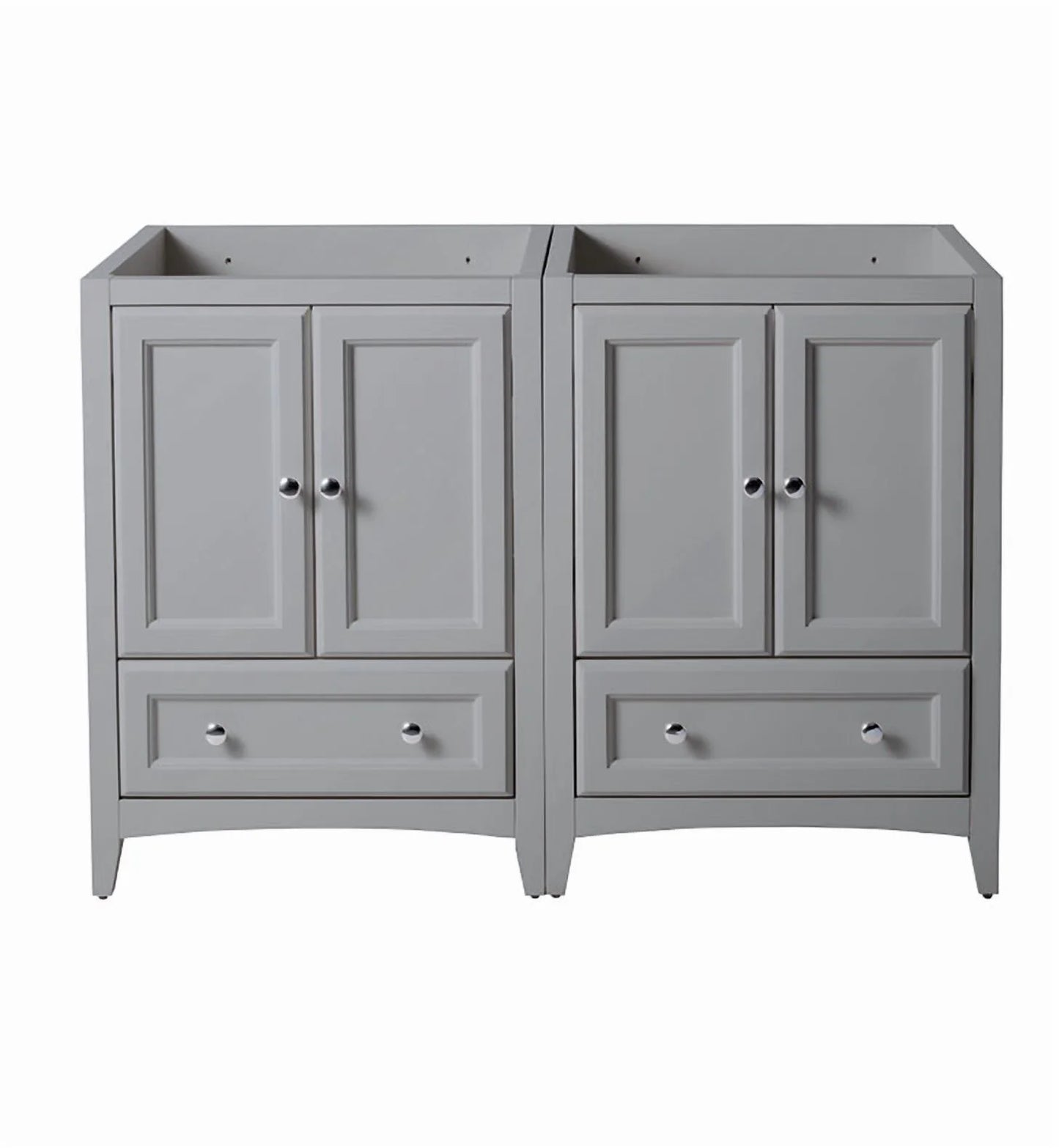 Fresca Oxford 48" Antique White Traditional Double Sink Bathroom Cabinets