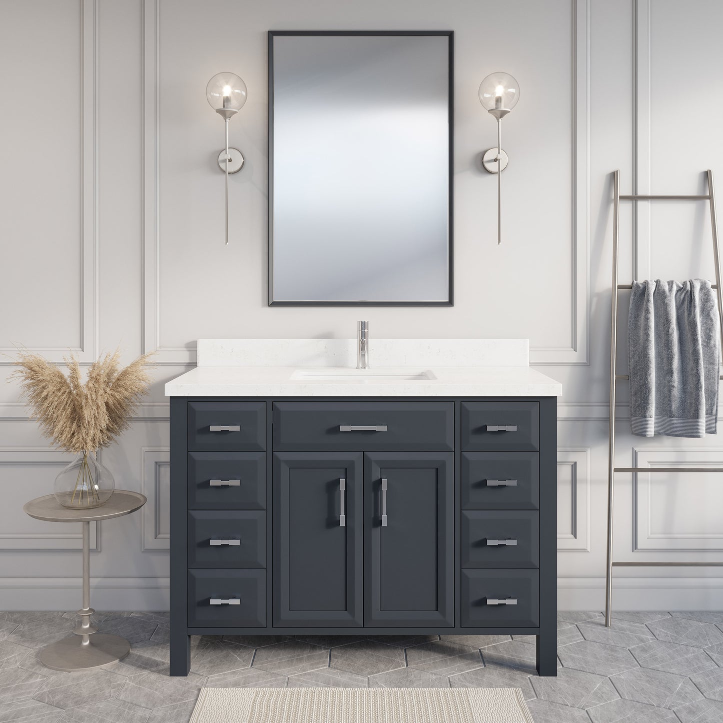 Calais Bath Vanity by Studio Bathe in Gray