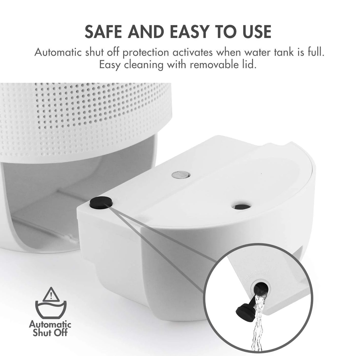 Tenergy Sorbi 1000ml Air Dehumidifier w/Air Purifying Function, True HEPA Filter, Auto Shutoff, Touch Control Adjustable Air Speed, Ultra-Quiet Allergies Eliminator, Ideal for Closets and Bathrooms