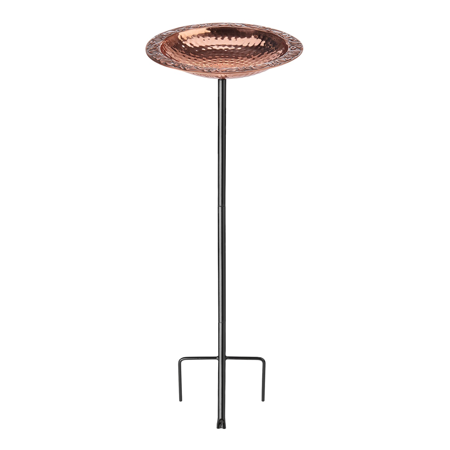 Pure Copper Standing Bird Bath by Good Directions