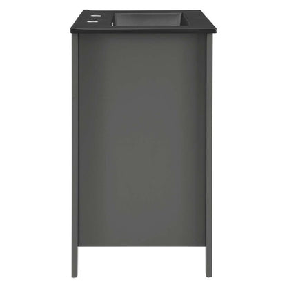 Modway Laguna 24" Bathroom Vanity in Gray Black