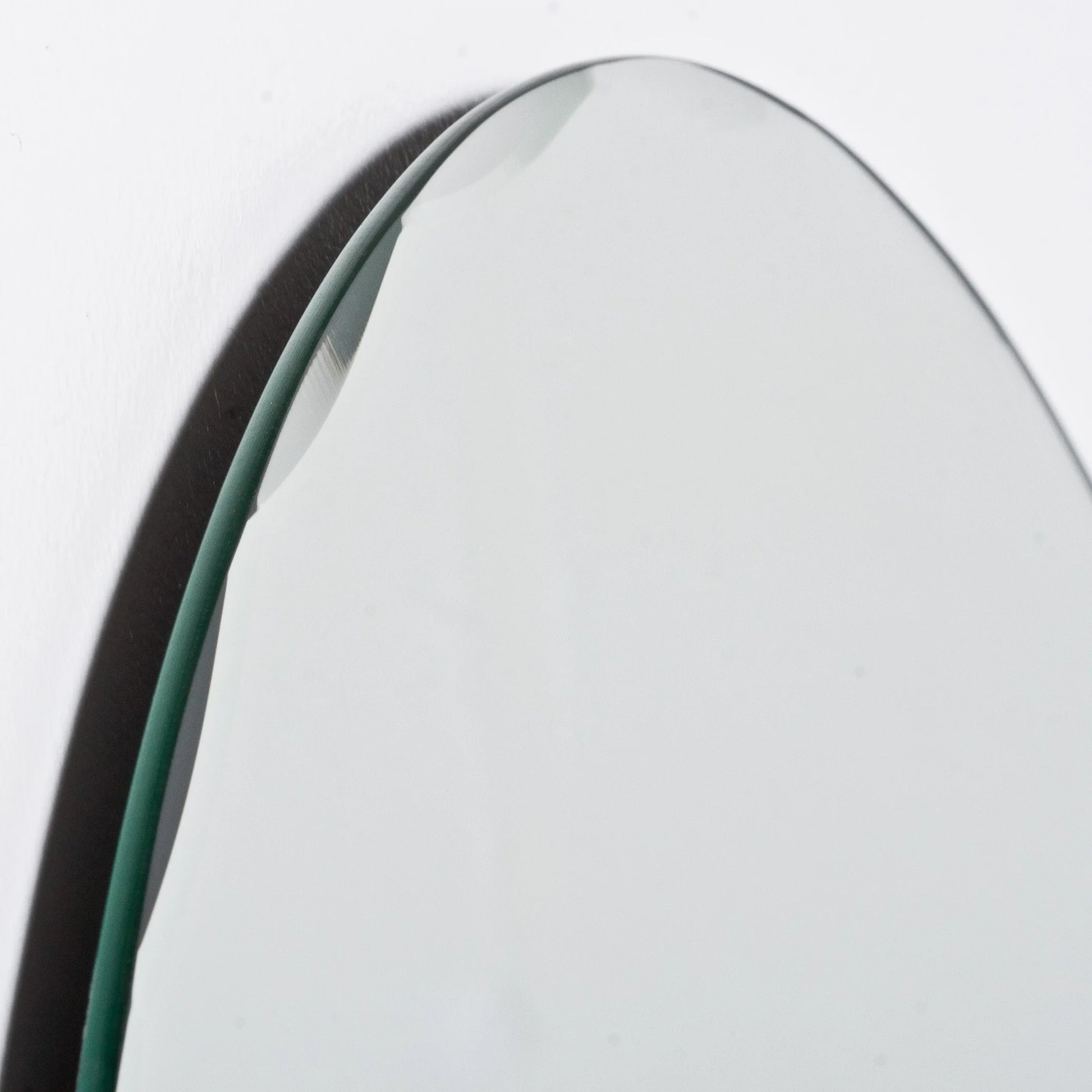 Decor Wonderland Rita Arch Modern Frameless Bathroom Vanity Mirror 39.5" W x 31.5" T