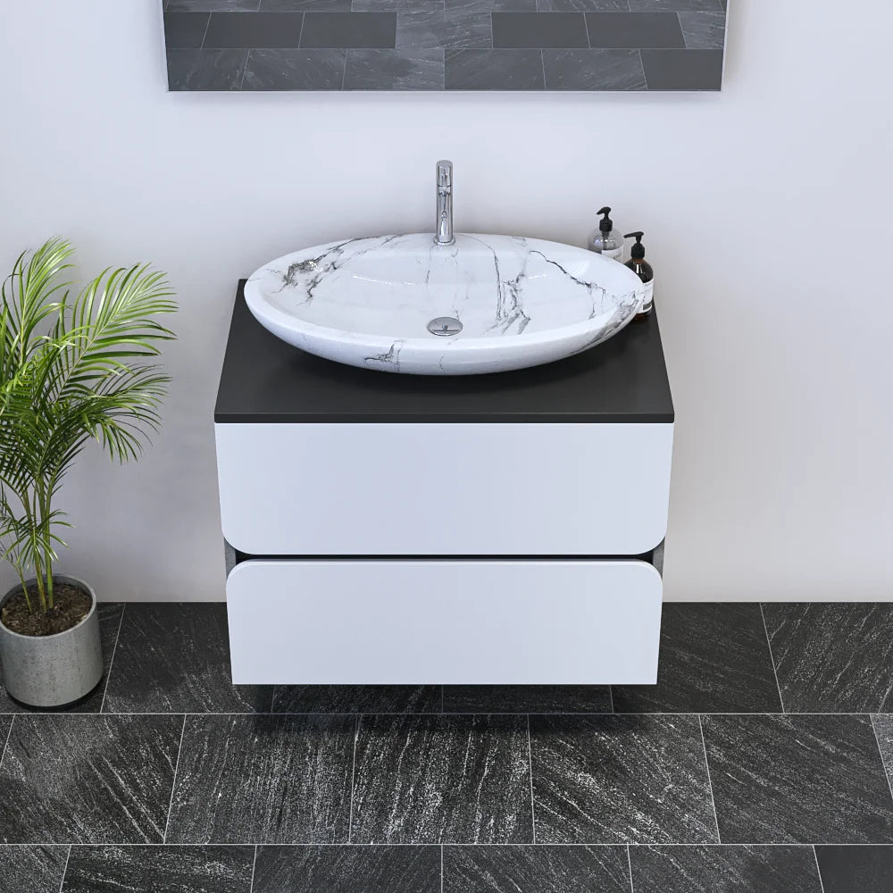 Azurro 2S 80 Floating Bathroom Vanity (32" Width)