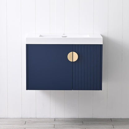 Floating & Wall Mounted Bathroom Vanity Set with Acrylic Sink