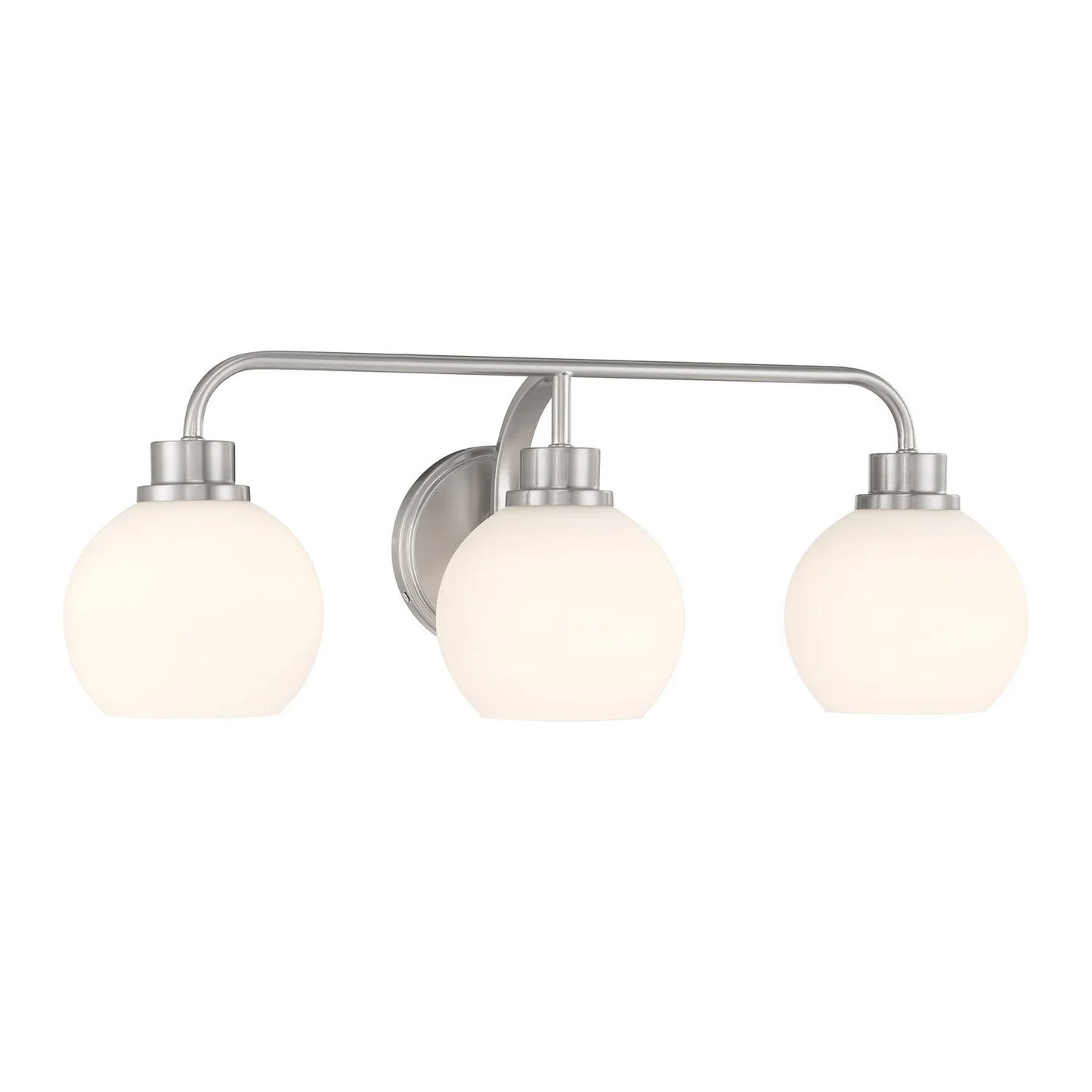 Bathroom Vanity Light in Brushed Nickel