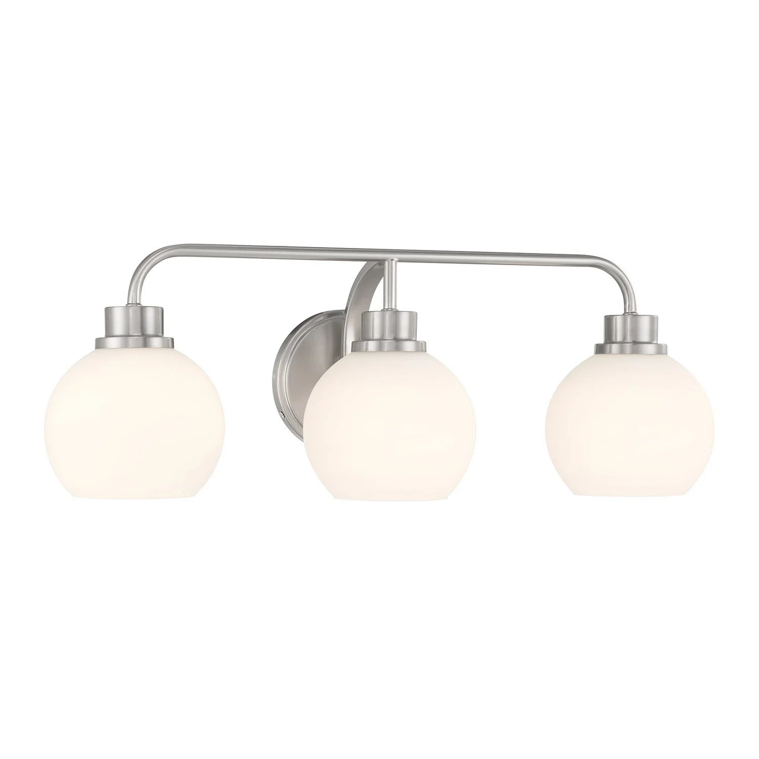 Bathroom Vanity Light in Brushed Nickel